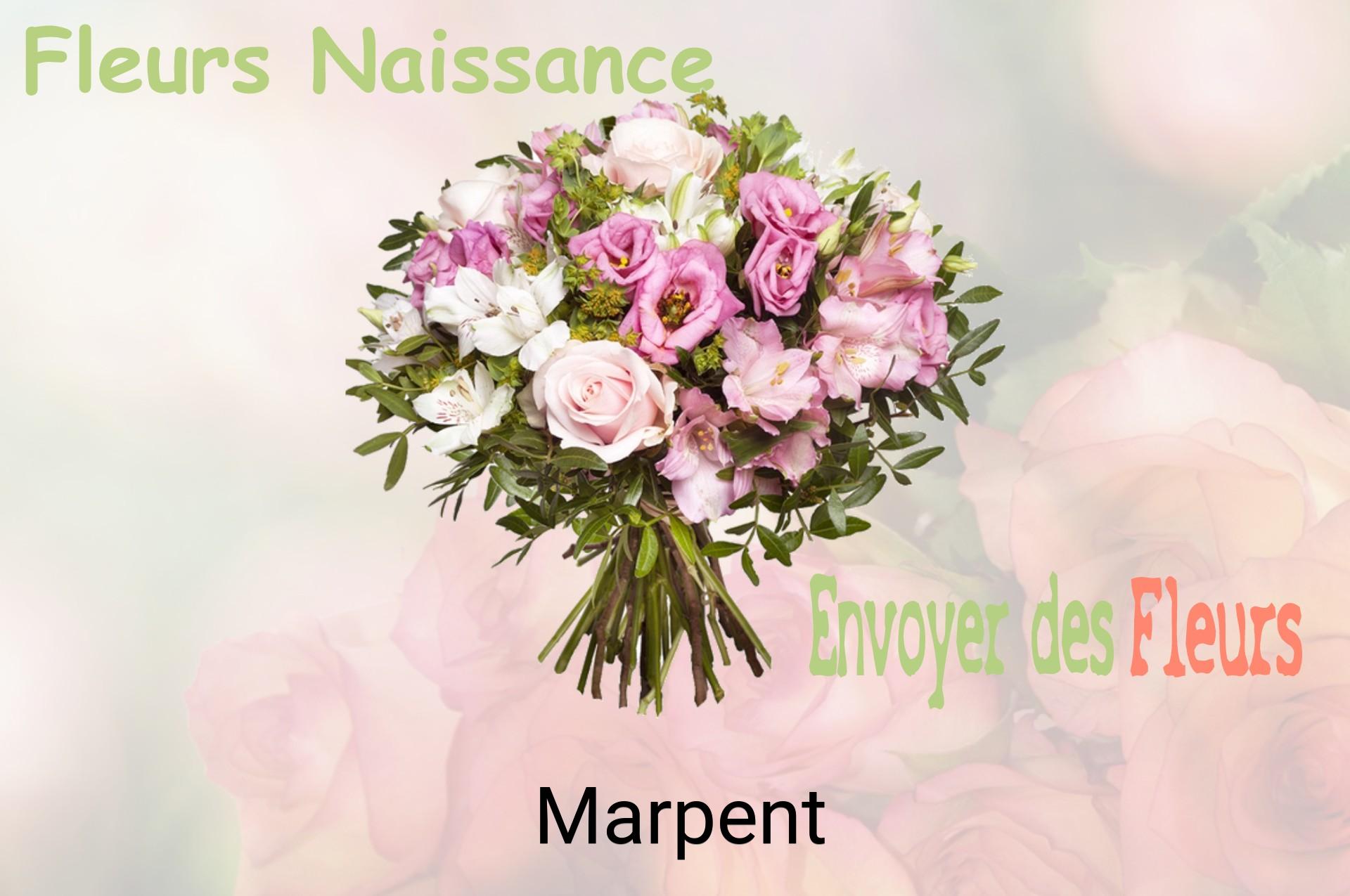 Bouquet de fleurs de naissance livré à Marpent
